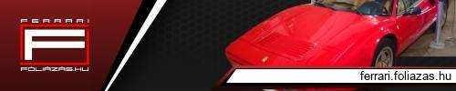 Ferrari fóliázás Ferrarifóliázás bannere
